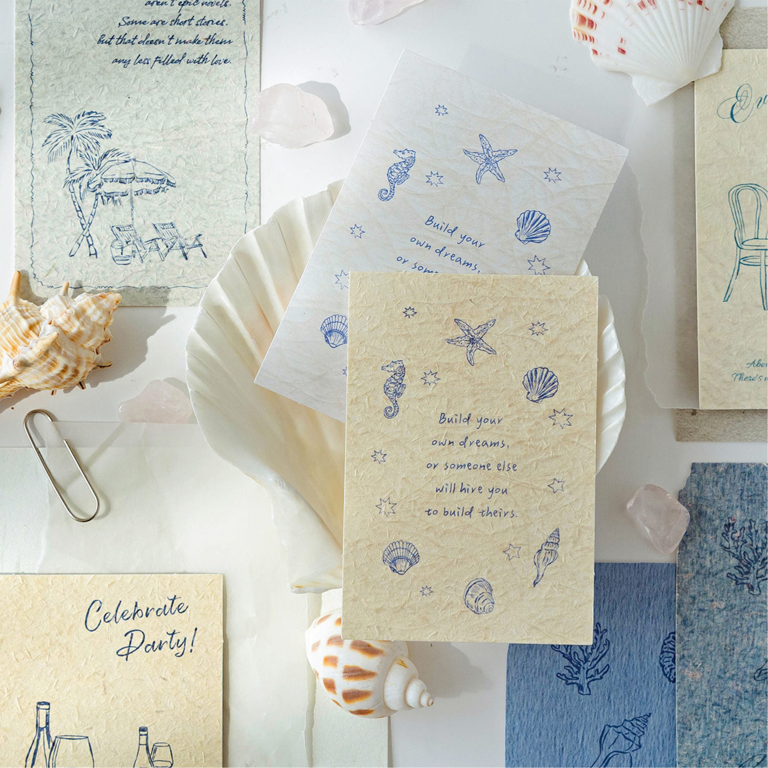 Pegatinas de material Moyan Mo Mo, marcas de vida, papel especial literario vintage, pegatinas de material decorativo DIY para diarios