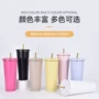 金边车载大容量简约吸管杯