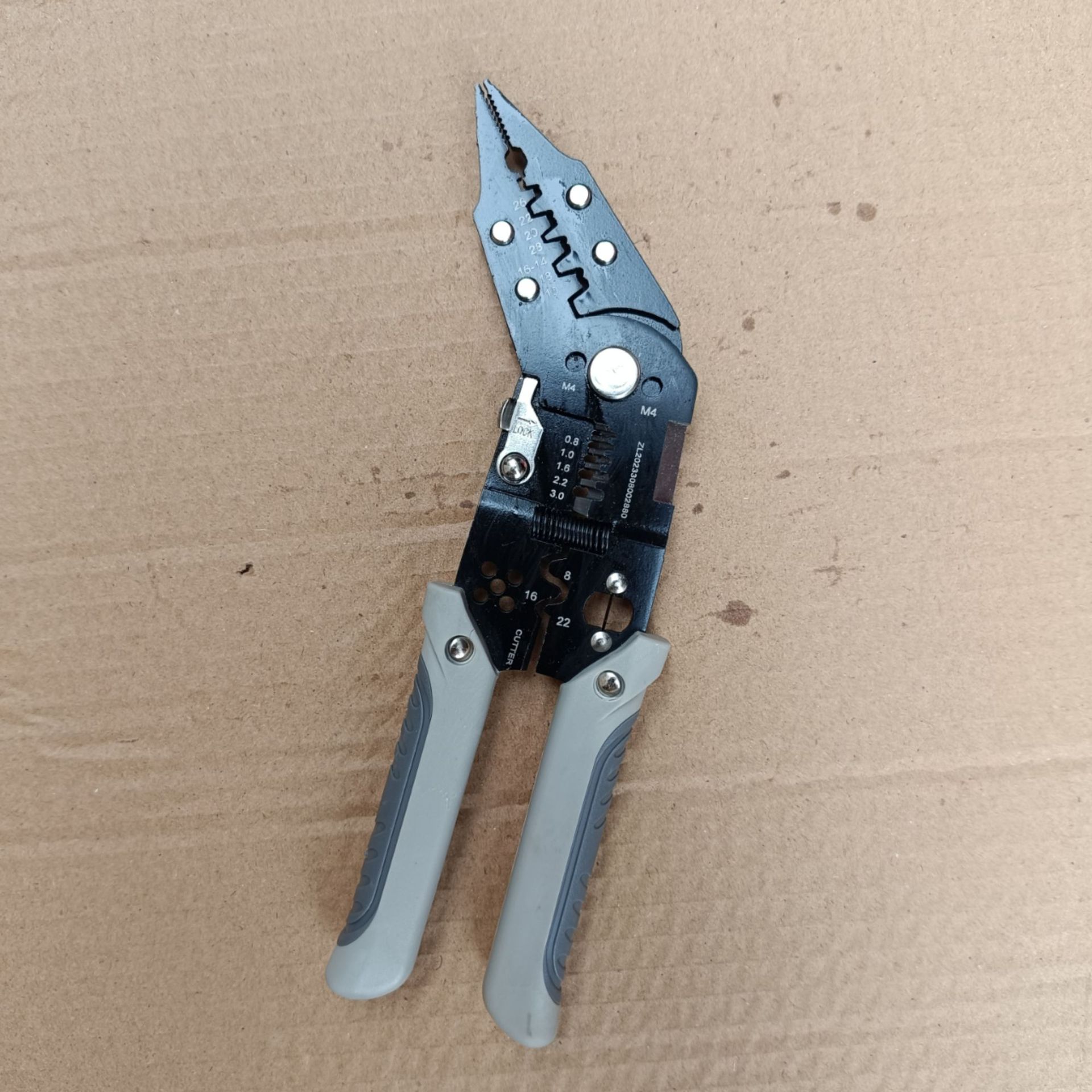 多功能压线钳插簧夹线端子压接钳五金工具剥压线钳冷压端子手动钳