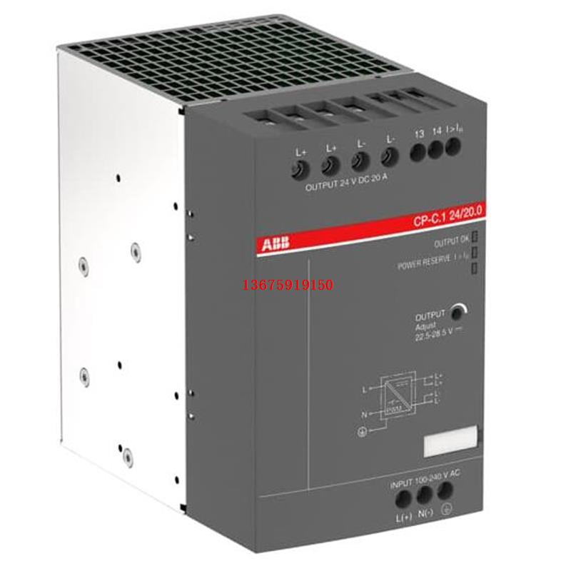 ABB开关电源  CP-C.1 24/20.0    100-240VAC, 90-300VDC