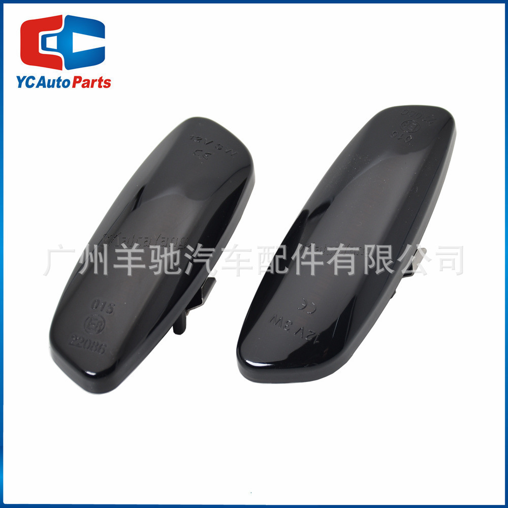 Adecuado para Peugeot 207 308/Citroen C3 C4 guardabarros dirección LED dinámico intermitente marcado luz lateral