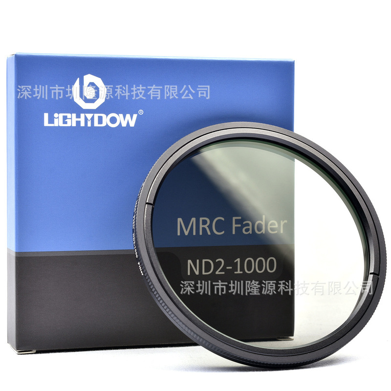 Nd2-1000 Light-Reducing Coating Filter 49/52/55/58/62/67/72/77/82 Adjustable Light-Reducing Filter Nd2-1000 Light-Reducing Coating Filter 49/52/55/58/62/67/72/77/82 Adjustable Light-Reducing Filter