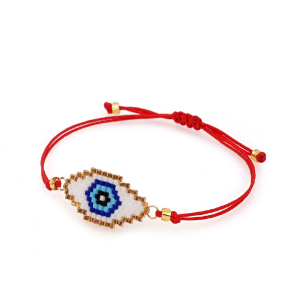 Nihaojewelry Simple Miyuki Beads Hand-woven Lucky Eyes Bracelet Wholesale Jewelry display picture 6