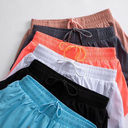 Cross-border Yoga Pants, Fake Two-Piece Mesh Yoga Tights, American-Style Sports Shorts for Women – Quick-Dry, Anti-Exposure Design, Perfect for Outfits
