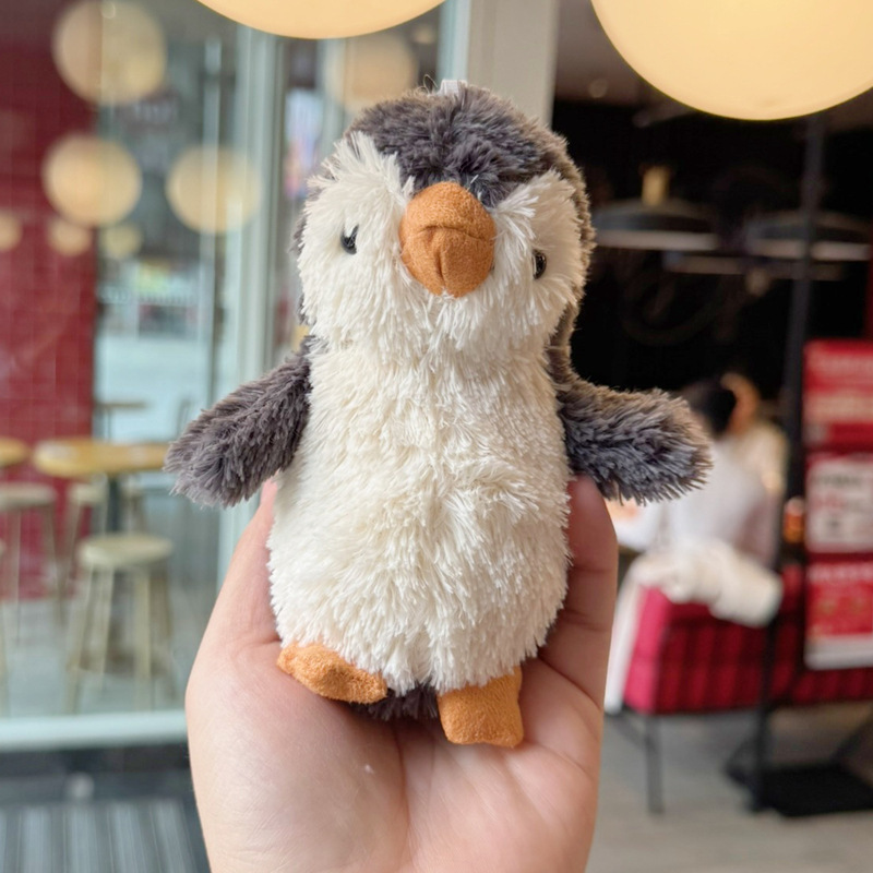 インターネット有名人かわいいピーナッツペンギンキーホルダーペンダントぬいぐるみペンギン人形カップル小さなギフトスクールバッグペンダント|undefined