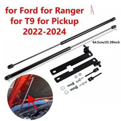 Suitable for Ford Rangert9 Hood Modified Hydraulic Rod Rangerfor T9 Pickup2022-2024 (Other Car Modifications) - rrangerfor-t9-for-pickup2022-2024