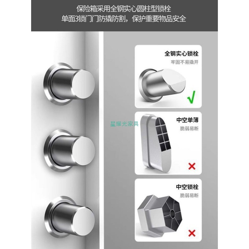 轻奢意式智能床头柜保险柜隐形一体家用小型保险箱无线充电储耐用|undefined