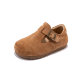 Genuine Leather Toddler British Vintage Borken Shoes Spring and Autumn New Men's and Women's Baby Soft-soled Toddler Leather Shoes Children's Single-layer Shoes