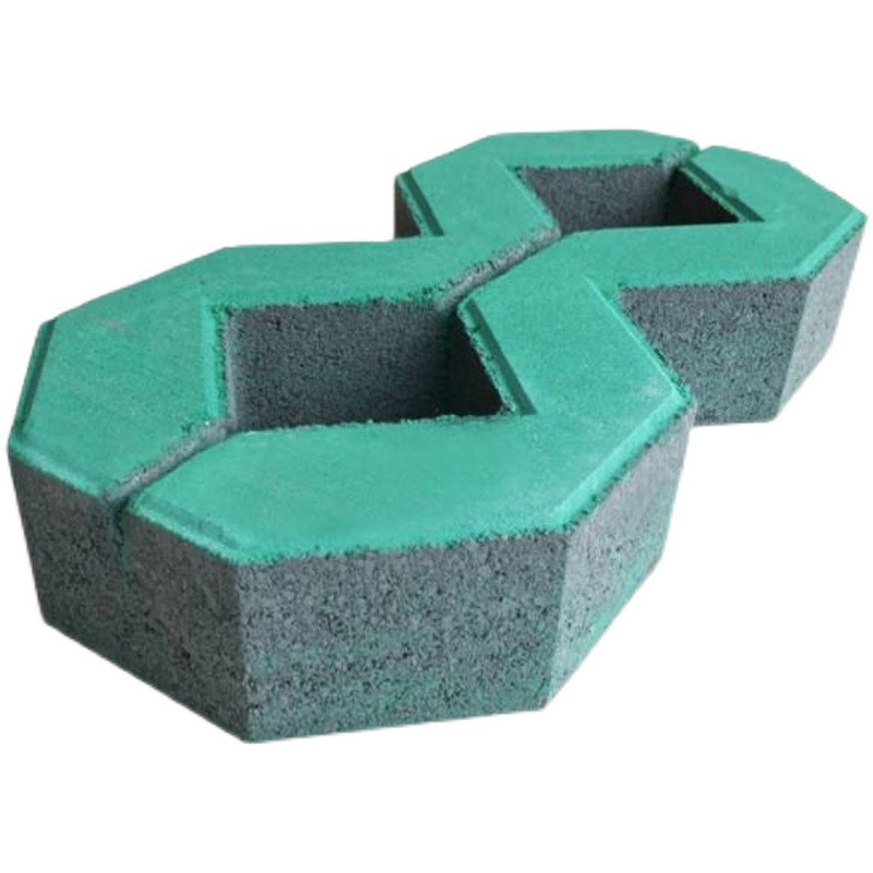 河南濮阳八字砖草坪砖8字砖 井字砖停车位面包砖透水砖西班牙荷兰