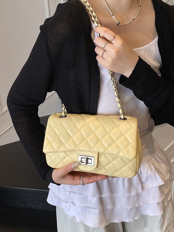 2026 nueva moda versátil bolso de mujer bolso de cadena de diamante nicho de diseño de alto rendimiento extranjero bolso de hombro