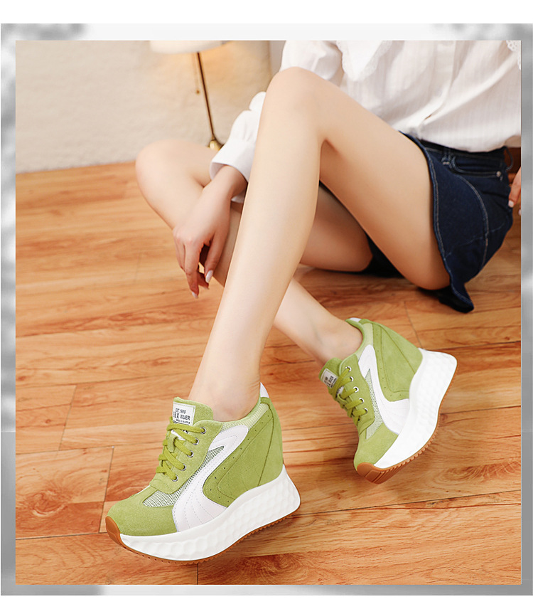 Giày sneaker nữ đế dày lưới thoáng khí, đế mềm êm chân — màu đen chi tiết 15