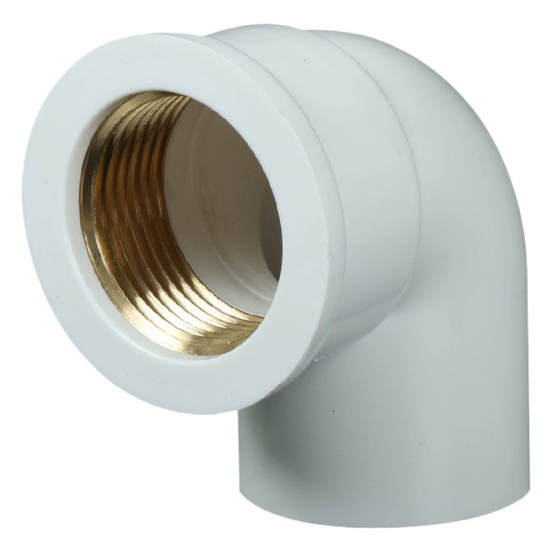 ПВХ водоснабжения локоть в медный локоть медный провод 90 градусов локоть водонагреватель нить сокращения локоть оптом