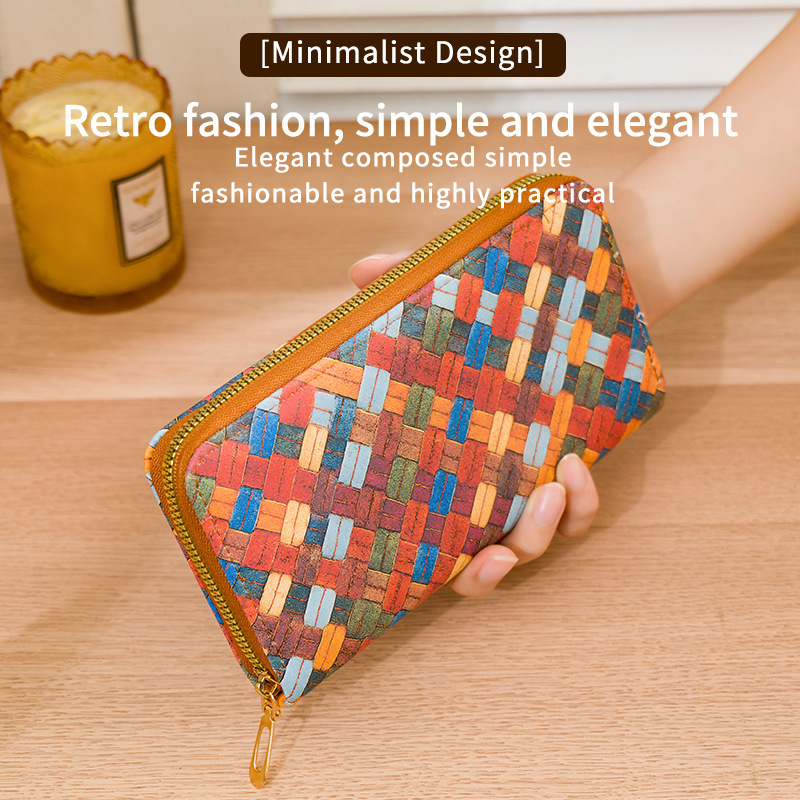 Wallet, Fashionable Buckle-Style Wallet, Women's Card Wallet, Long Woven Clutch Bag, Multi-Layer Coin Purse Wallet, Fashionable Buckle-Style Wallet, Women's Card Wallet, Long Woven Clutch Bag, Multi-Layer Coin Purse