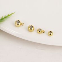 18K����ɫ�轺�������鶨λ�� ��Ȧ���������ɵ��� diy��������