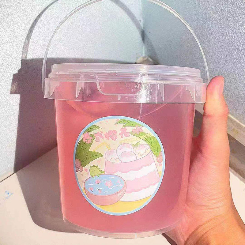 Entrega de una pieza envío gratuito cubo portátil falso agua abrazo leche falsa fábrica de agua al por mayor descompresión falsa agua antiadherente mano puede cubrir burbuja