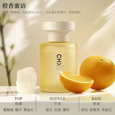 Sense Car Perfume Glass Decoration: Car Perfume Aromatherapy - orange-honey-160ml