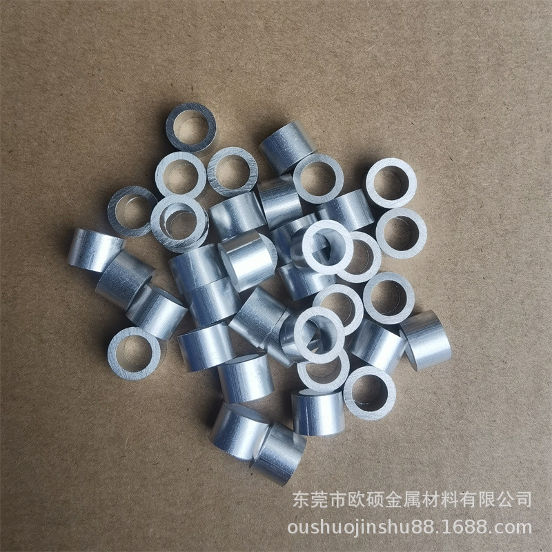 铝合金管圆铝管按需定尺精密切段铝套管钢丝绳铝套轴套衬套加工