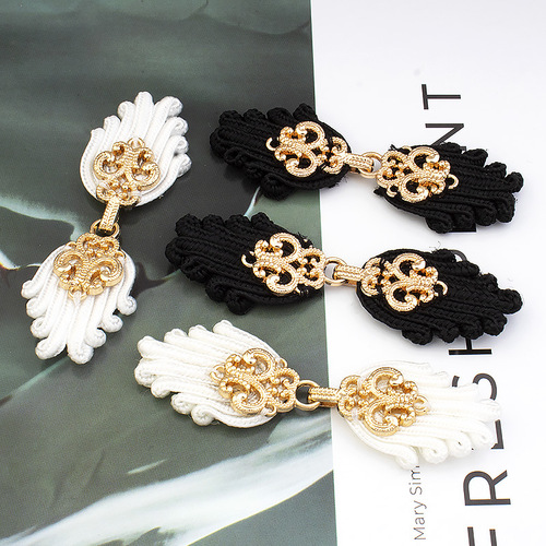 Chinese style disc buckle cheongsam button high-end metal Tang suit jacket retro Chinese style clothes accessories buttons accessories