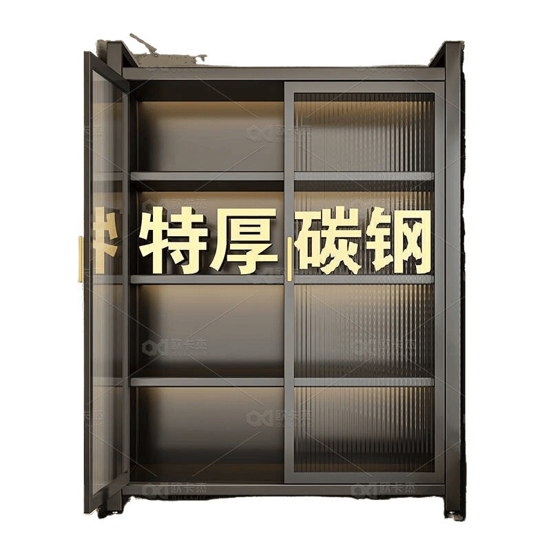 家用收纳柜储物柜阳台厨房靠墙一体客厅杂物柜大容量多层置物架子|undefined