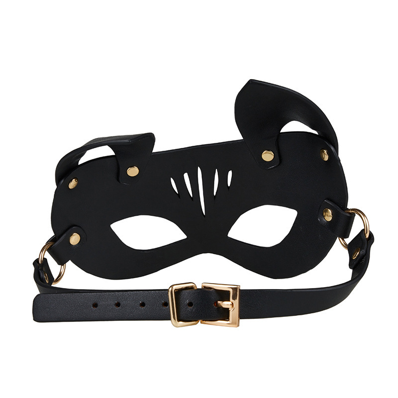 SM Erotic Hood Mask, Breathable Nylon Eye-Opening Design, Elastic Slip-On Adult Headgear — detail image 47