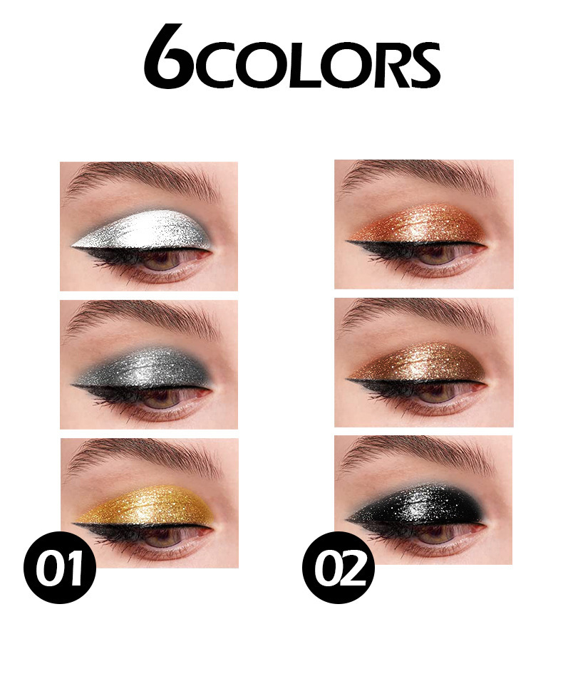 Cross-border bestseller Fit Colors3: Smoky Eye Water, Eyeshadow Diamond Liquid, Pearlescent Fine Sparkling Eyeshadow Liquid, Lip Gloss undefined