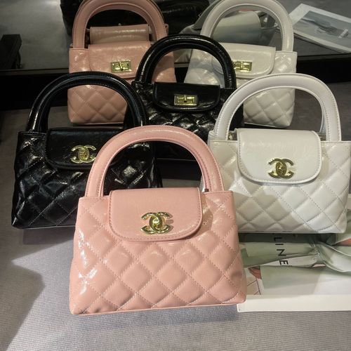 Diamond-Chain Handbag with Chanel Style Shoulder Bag, 2024 Spring New Fashion Niche High-End Crossbody Bag