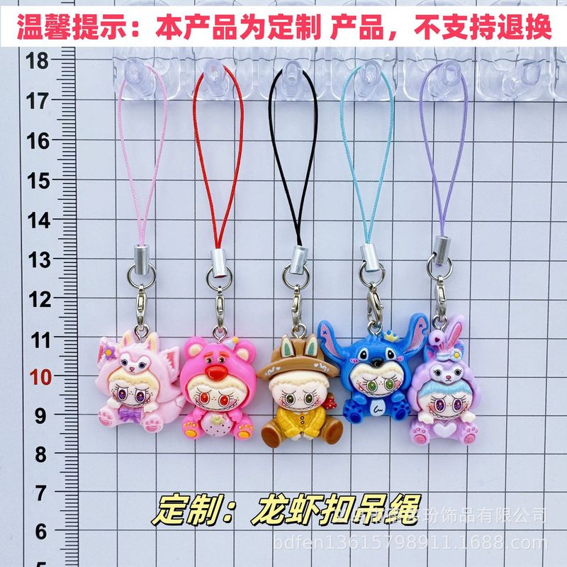 面白いウサギカピバラロブスタークラスプペンダントガールバッグペンダントカップル親友アクセサリーギフトドロップシッピング|undefined