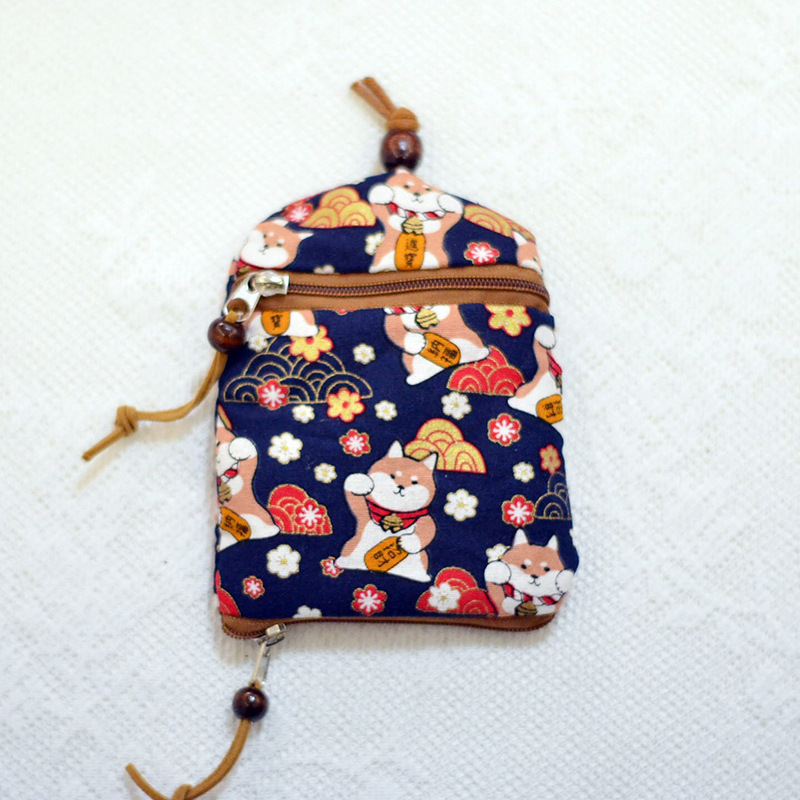 New Cartoon Animal and Flower Fabric Pull-Out Key Bag Coin Purse Cross-Border Trend Daily Carry Keychain Bag New Cartoon Animal and Flower Fabric Pull-Out Key Bag Coin Purse Cross-Border Trend Daily Carry Keychain Bag