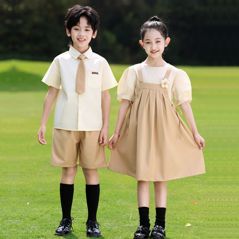 Children's Chorus Performance Clothing Poetry Recitation Graduation Photo Shirt Primary School Uniform Summer Kindergarten Uniform
