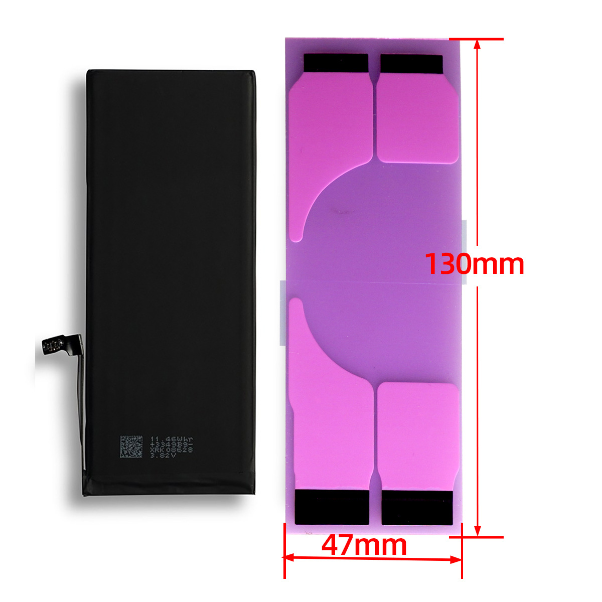 Cortar la batería compacta pegatina trasera fácil de tirar pegamento de la batería sin costuras adecuado para Apple 5S/6g/6SPlus/7P/8P