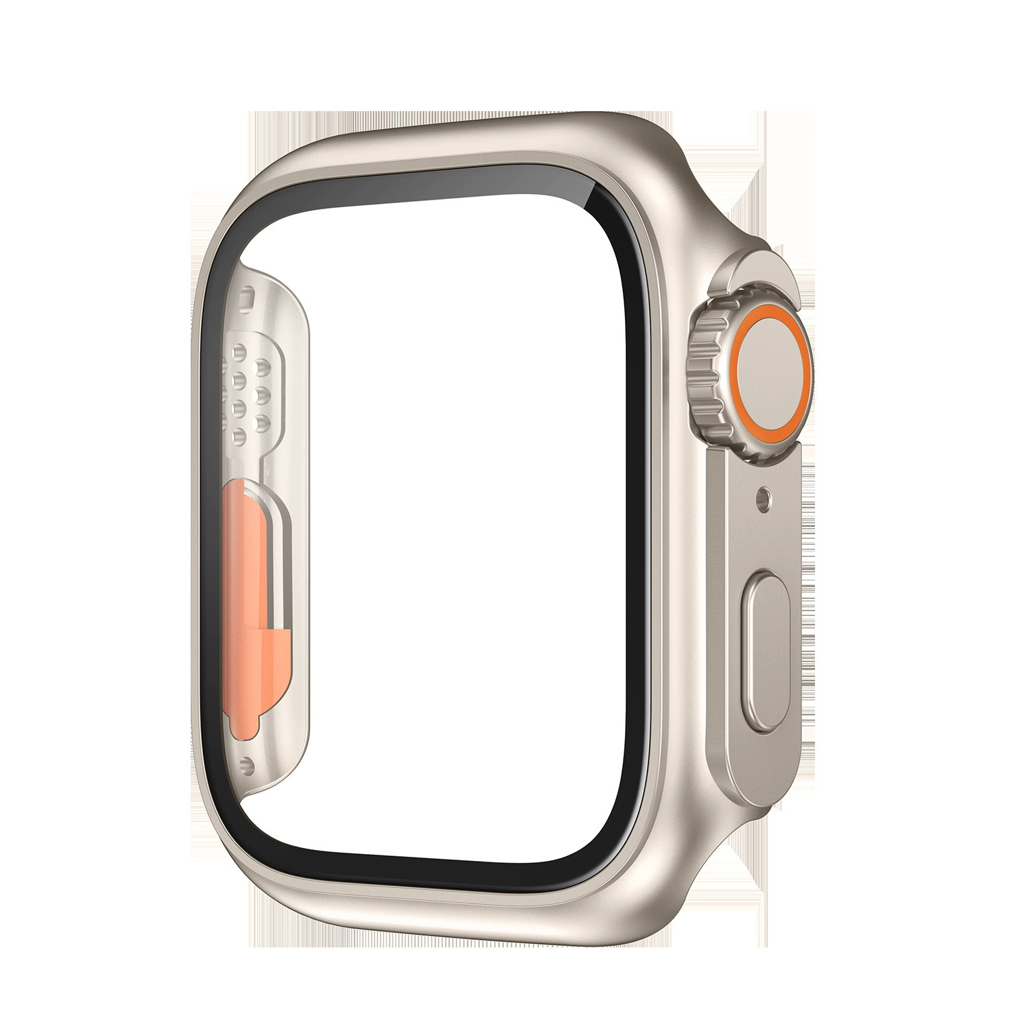 Применение Apple Watch 5678 представляет собой корпус Ultra 49 PC + закаленная пленка с интегрированной защитной оболочкой оригинального цвета машины