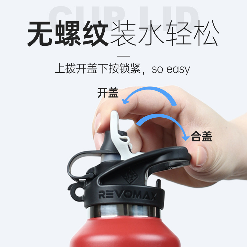 Revo max鋭虎無ねじストローカップ蓋創意便利通用オリジナルカップ蓋は交換できます。|undefined