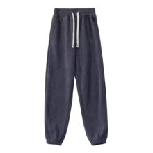 欧棉绒哈伦裤女秋冬季2025大码宽松灯芯绒加绒卫裤学生束脚休闲裤