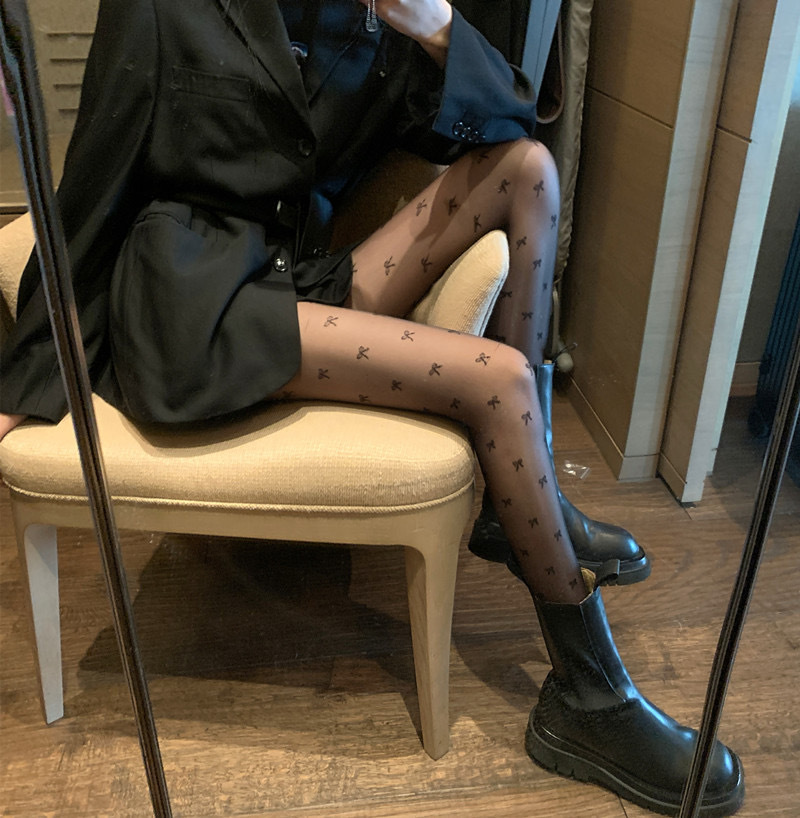 2021新款英文字母网袜女夏季薄款ins风袜女薄款打底袜