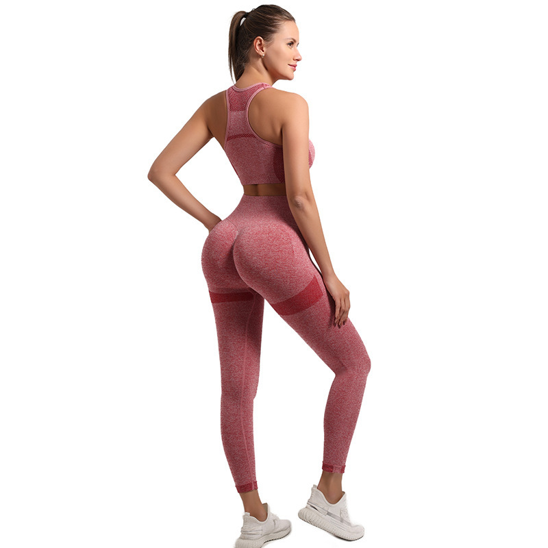 Pantalones deportivos chaleco de melocotón, pantalones de acondicionamiento físico, pantalones de cintura alta, pantalones de elevación de nueve puntos, pantalones de vestir cortos