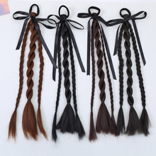 假发辫子女露丝同款小熊双麻花辫学院风仿真发扭扭辫双马尾假发辫