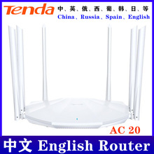 腾达英文版光纤无线千兆路由器1200M wifi双频AC21English router