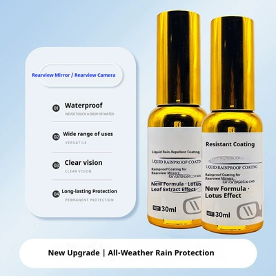 Cross-Border Special Automotive Glass Automotive glass defogging agent - english-label-two-bottle-pack-car-frog-frog-liquid-rainproof-coating