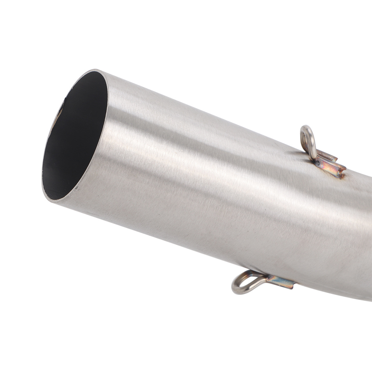 Suitable for modification of the CFMOTO 500SR motorcycle exhaust pipe, CFMOTO 500SR front section stainless steel side exhaust modification