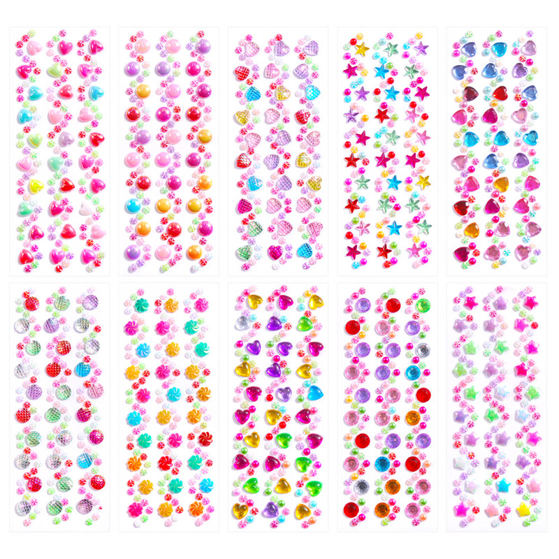 High Quality Mixed Color Mixed Shape Color Acrylic Diamond Stickers Children Toy Handmade DIY Nail Art Stickers Car Stickers High Quality Mixed Color Mixed Shape Color Acrylic Diamond Stickers Children Toy Handmade DIY Nail Art Stickers Car Stickers