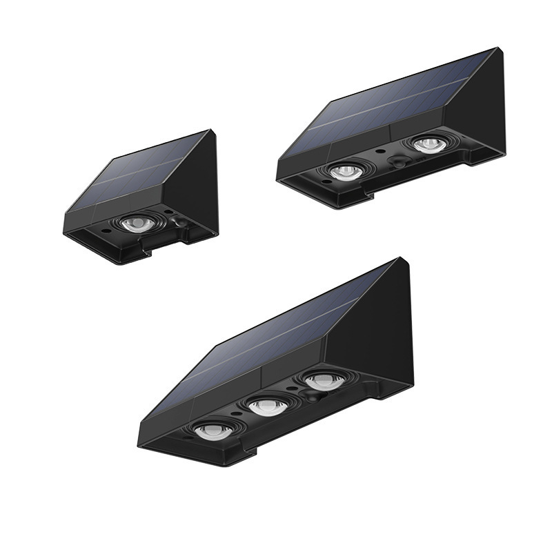 Transfronterizos solar lavadora de pared lámpara LED lámpara de pared lámpara de jardín lámpara de árbol de Navidad impermeable IPX4