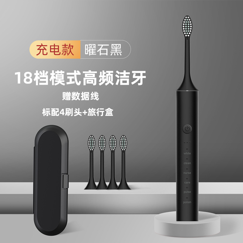 X5 옵시디언 블랙 [칫솔모 4개 + 여행용 박스]