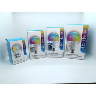 Wifi Remote Control Light Bulb Rgb Color-Changing Bulb E27 Screw Socket Remote Mobile Phone Led Light Adjustable Remote Control