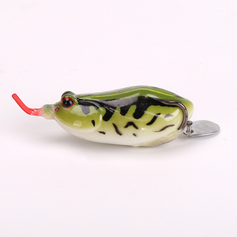 Floating Frogs Fishing Lures Soft Plastic Baits Fresh Water Bass Swimbait Tackle Gear