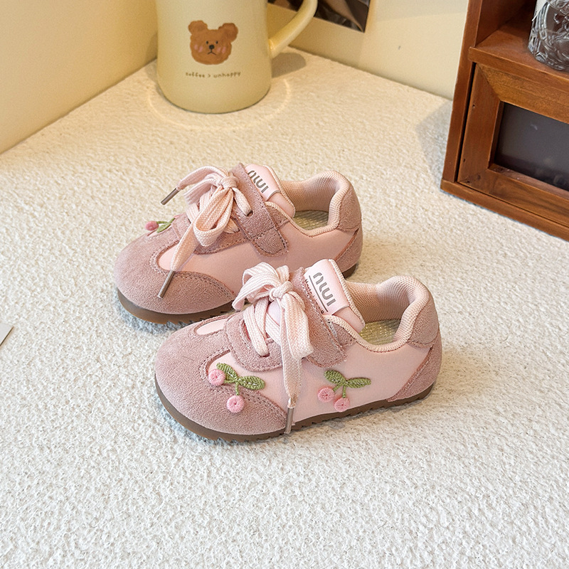 Children's Moral Training Shoes 2025 Spring & Fall New Velcro Boys and Girls Non-Slip Soft-Soled Casual Shoes Female Baby Toddler Shoes