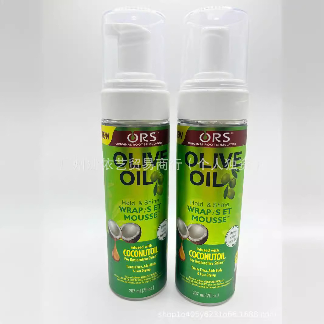 Трансграничный парик, фиксирующий мусс-спрей OLIVEOILORS Shaping Spra для объёма волос, пена-мусс