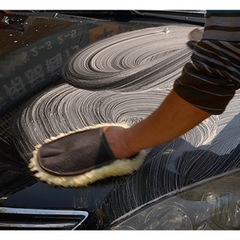 Car washing car supplies cleaning tools car waxing car decontamination cleaning cloth cashmere gloves