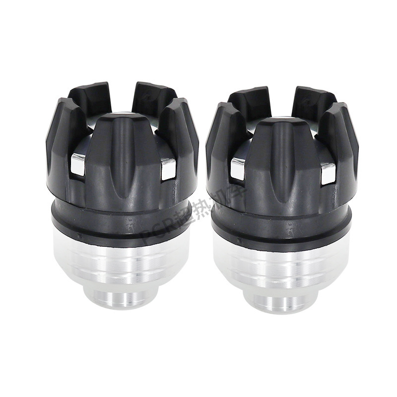 Accesorios de modificación de la motocicleta becerro coche eléctrico plástico estrella horquilla delantera Copa motocicleta eléctrica Amortiguador delantero CNC aleación de aluminio taza resistente a la caída