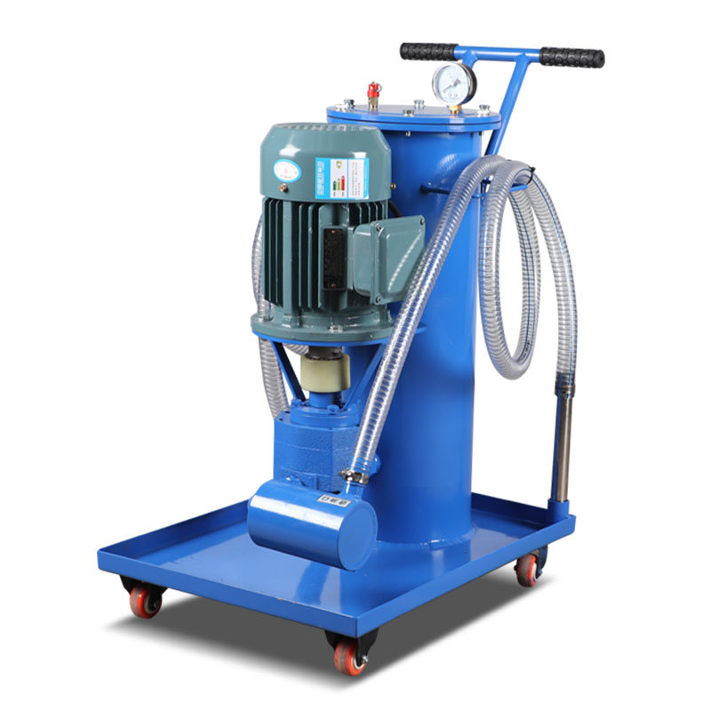 Small mobile oil filter truck lubricating oil hydraulic oil filter industrial impurity filter high precision oil filter