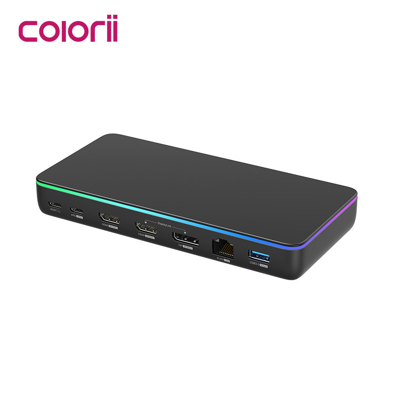 Type-C Desktop Docking Station Usb-C Expansion Displaylink Multi-Screen Multi-Interface Converter Supports Different Display